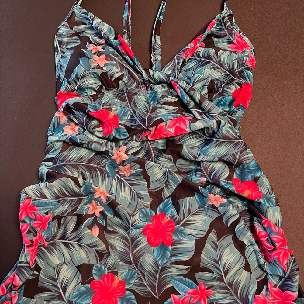 Pinkblush Tankini (worn once) with NWT bottom